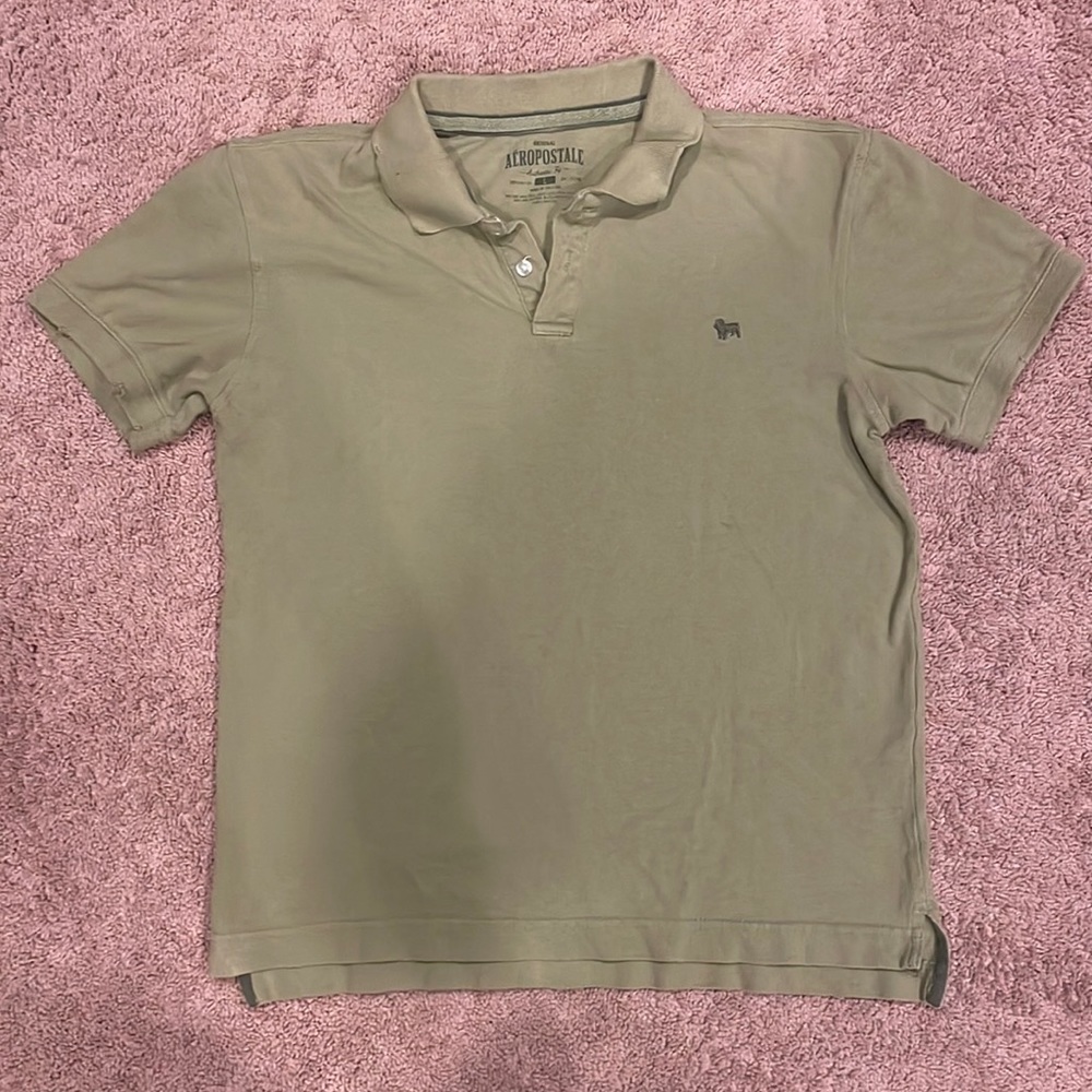 Aeropostale Green Polo